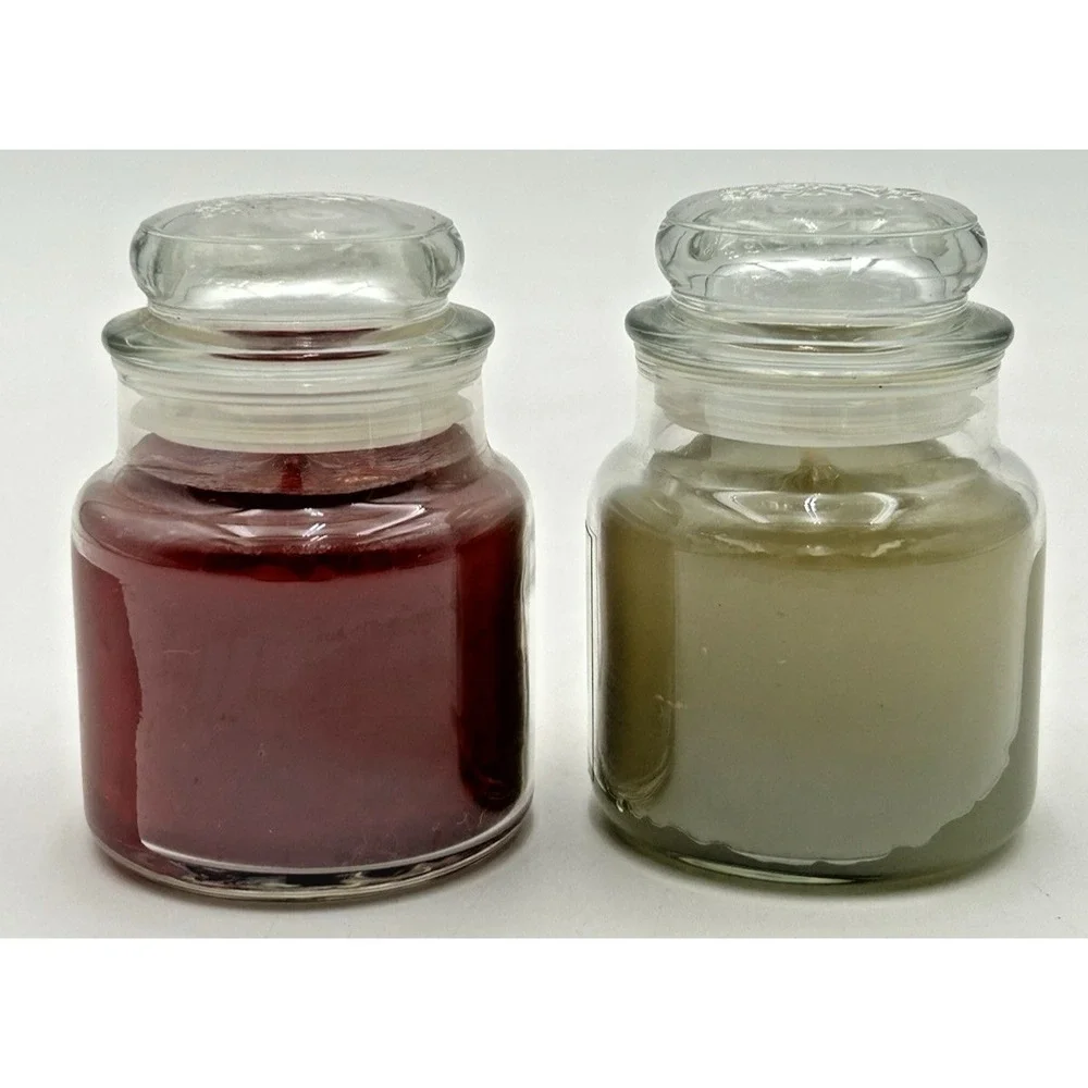 2‎ New Yankee Candles Small Jars Apple Cider Over The River 3.7 Oz